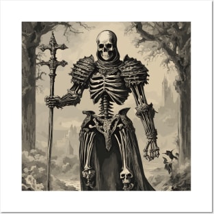 Skeleton Knight Posters and Art